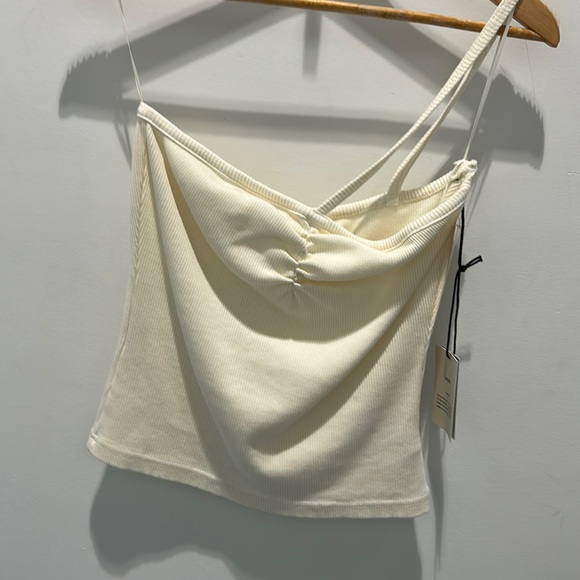 Lola Gathered Front Tank in Paste - Picture 2 of 3